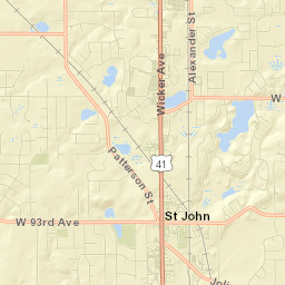 Saint John Street Map