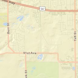 Lake County Street Map