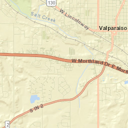 Valparaiso Street Map