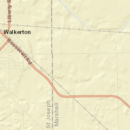 Walkerton Street Map