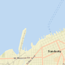 Sandusky Street Map
