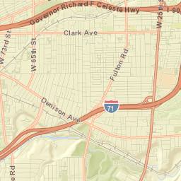 Clark-Fulton Street Map