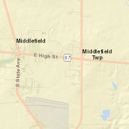 Middlefield Street Map