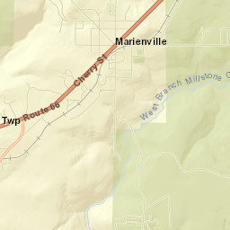 Marienville Street Map