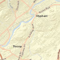 Dickson City Street Map