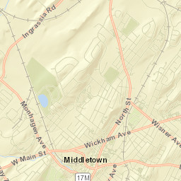 Middletown Street Map