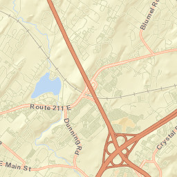 Mechanicstown Street Map