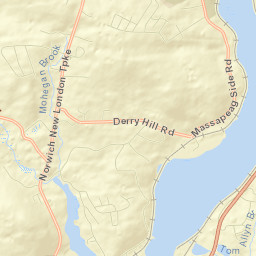 New London County Street Map