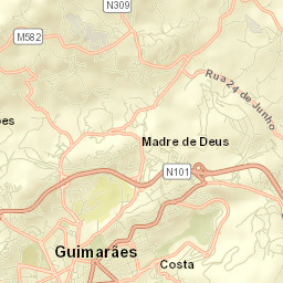 Guimarães Street Map