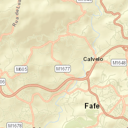 Arões Street Map