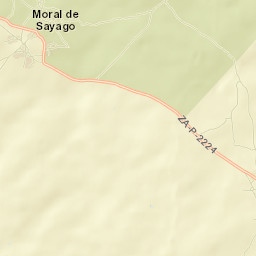 Moral de Sayago Street Map