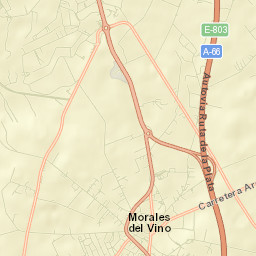 Morales del Vino Street Map