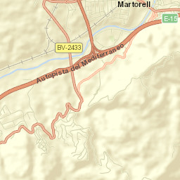 Castellví de Rosanes Street Map