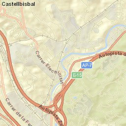 Castellbisbal Street Map