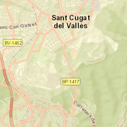 Sant Cugat del Vallès Street Map
