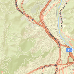 Canyelles Street Map