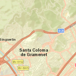 Santa Coloma de Gramenet Street Map