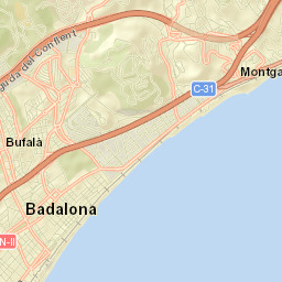 Badalona Street Map