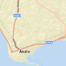 Anzio Street Map