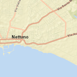 Nettuno Street Map