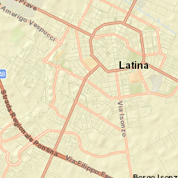 Latina Street Map