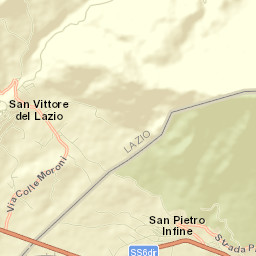 San Pietro Infine Street Map