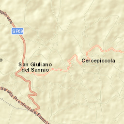 Cercepiccola Street Map