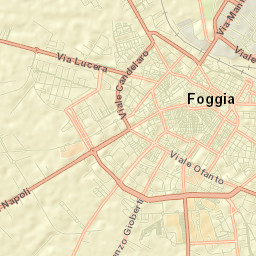 Foggia Street Map