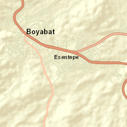 Boyabat Street Map