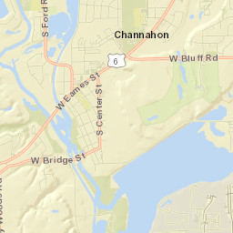 Channahon Street Map