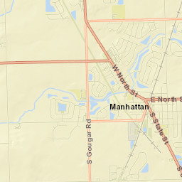 Manhattan Street Map