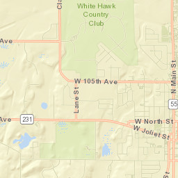 Crown Point Street Map