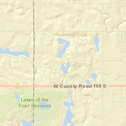 Lakes of the Four Seasons Street Map