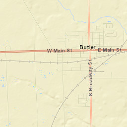 Butler Street Map