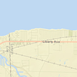 Vermilion-on-the-Lake Street Map