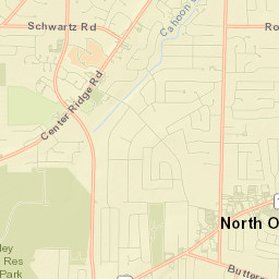 North Olmsted Street Map