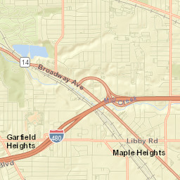 Maple Heights Street Map