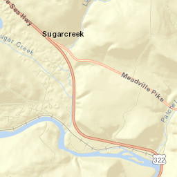Sugarcreek Street Map