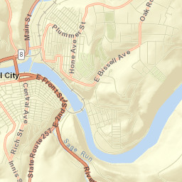 Woodland Heights Street Map