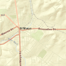 Saint Marys Street Map
