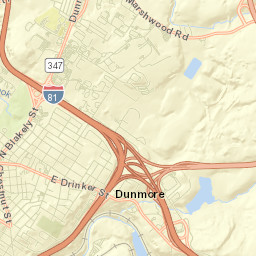 Lackawanna County Street Map