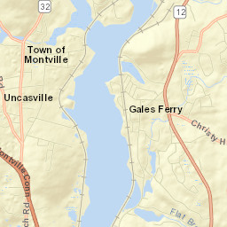 Uncasville Street Map