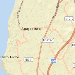 Aguçadoura Street Map