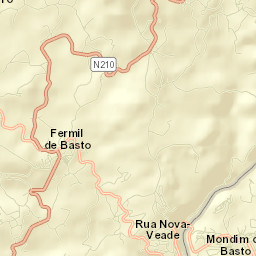 Mondim de Basto Street Map