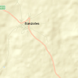Sanzoles Street Map