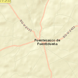 Fuentesaúco de Fuentidueña Street Map
