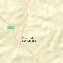 Castro de Fuentidueña Street Map