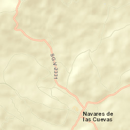 Navares de las Cuevas Street Map