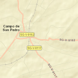 Campo de San Pedro Street Map