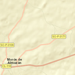 Morón de Almazán Street Map